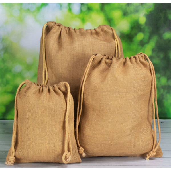 Small discount jute pouches